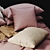 Luxury Linen Bedding Set 3D model small image 5