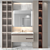 Elegant Bathroom Set: Sink, Mirror, Wardrobe 3D model small image 1