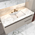 Elegant Bathroom Set: Sink, Mirror, Wardrobe 3D model small image 4