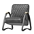 Modern Industrial Armchair 3D model small image 3