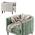 BRIDGE Armchair: Elegant Design for Cazarina Interiors 3D model small image 3