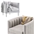 BRIDGE Armchair: Elegant Design for Cazarina Interiors 3D model small image 7