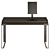 Fendi Aura Lady Desk with Lacquer Finish 3D model small image 3