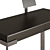 Fendi Aura Lady Desk with Lacquer Finish 3D model small image 4