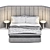 GALLOTTI & RADICE Yuki Bed - Elegant and Modern Design 3D model small image 9