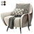 Nido Armchair: Ultimate Comfort and Style 3D model small image 1