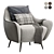 Nido Armchair: Ultimate Comfort and Style 3D model small image 2