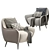 Nido Armchair: Ultimate Comfort and Style 3D model small image 3