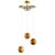 Wooden Ball Pendant Lamp 3D model small image 3