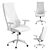 Ergo High Back Office Chair 3D model small image 2