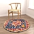 Title: 8-Piece Rug Set with Varied Textures 3D model small image 2