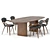 Apriori ST4 Rectangular Table 3D model small image 1