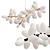 Regal Glow: 37-Bulb Kingdom Chandelier 3D model small image 1