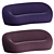 Modern Mid Sofa C: Pierre Paulin's Stylish Design 3D model small image 1