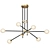 BULLA Modern Chandelier: 100cm Diameter, 112cm Height 3D model small image 1