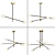 BULLA Modern Chandelier: 100cm Diameter, 112cm Height 3D model small image 2