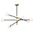 BULLA Modern Chandelier: 100cm Diameter, 112cm Height 3D model small image 3