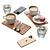 Cafe Table Decor Set | Unique and Stylish 3D model small image 2