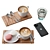 Cafe Table Decor Set | Unique and Stylish 3D model small image 3
