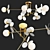 Elegant Glow: MATISSE B Chandelier 3D model small image 2