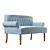 Bjorn Rolled Arm Sofa: Elegant and Comfortable Seating 3D model small image 4