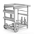 Acaccia Garden Trolley 3D model small image 6