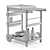 Acaccia Garden Trolley 3D model small image 7