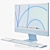 Sleek Apple iMac 24-inch 2021: Ultimate Full Set 3D model small image 2