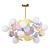 Modern Colored Decor Chandelier 3D model small image 2