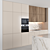 Modern Island Kitchen: High-Quality, Editable Modules 3D model small image 2