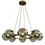 Elegant Vangelo Chandelier 3D model small image 1