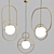 SKANDI Charade Pendant Light 3D model small image 1