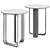 Contemporary Nova Side Table 3D model small image 2