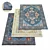 Elegant Elixir Rug: Exquisite 2015 Design 3D model small image 1