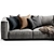 Luxury Italian Marechiaro Sofa 3D model small image 2