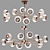 Luxury Brass Crystal LED Chandeliers 3D model small image 1