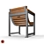 Punto Group Chair: Sleek Design by Sineu Graff 3D model small image 2