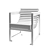 Punto Group Chair: Sleek Design by Sineu Graff 3D model small image 3