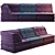 Modular Mah Jong Sofa 3D model small image 1