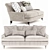 Luxury Jules Sofa: Impeccable Comfort 3D model small image 2