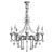 Crystal Cascade Pendant Lamp 3D model small image 3