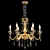 Woderfall Crystal Chandelier 3D model small image 1