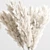 Concrete Vase Bouquet with Pampas and Dry Hogweed 3D model small image 6