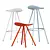 ENEA Coma 4L Stool - Lightweight and Stylish Seating Solution 3D model small image 1