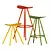 ENEA Coma 4L Stool - Lightweight and Stylish Seating Solution 3D model small image 4