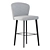 Title: Sleek Minotti ASTON Stool - Contemporary Chic! 3D model small image 1