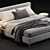 West Elm Newport Bed: Modern Elegance for Your Bedroom 3D model small image 3