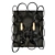 Heirloom Bronze Wall Sconce: Ashbourne 14 3D model small image 1