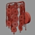 Bogates Bolla Wall Lamp 3D model small image 2