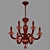 Title: Crystal Pendant Chandelier - Smart Home Bliss 3D model small image 2